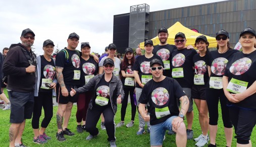 Members of team Diane who took part in the 2019 John West Traverse